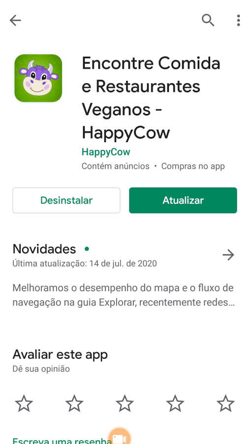 aplicativos de viagem happy cow