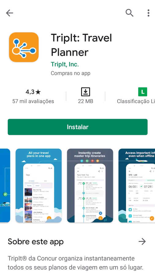 aplicativos de viagem tripit