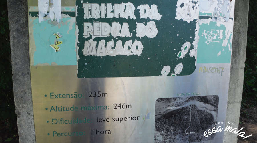 trilha pedra do macaco