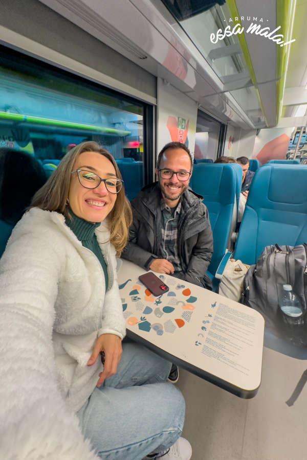 viagem de trem na europa