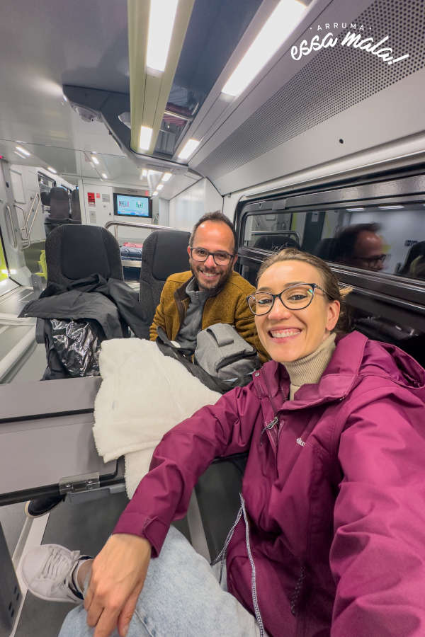 viagem de trem na europa