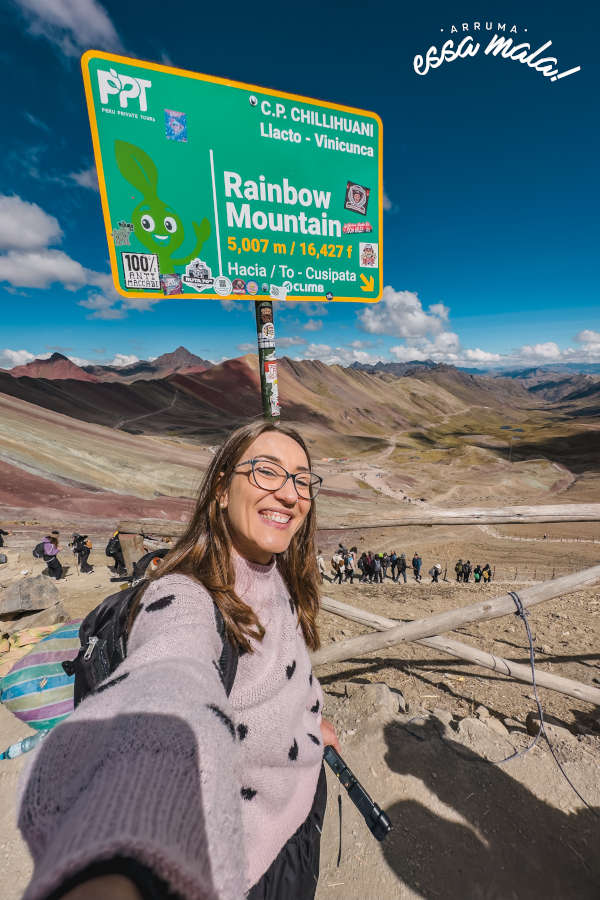 montanha arco-íris peru