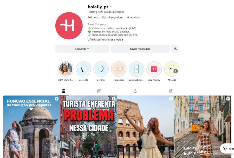 holafly instagram